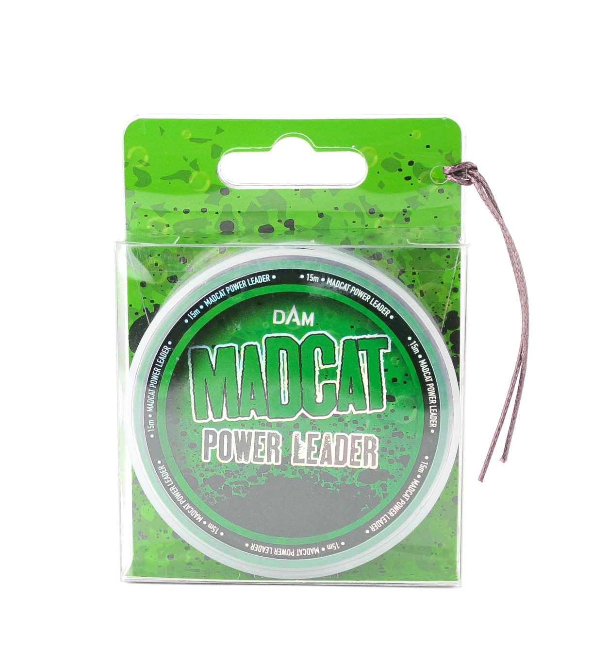 Поводковый материал DAM Madcat power leader плетеный 130кг 15м