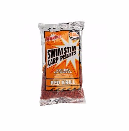 Пеллетс Dynamite Baits Swim stim 8мм 900гр красный криль - фото 1