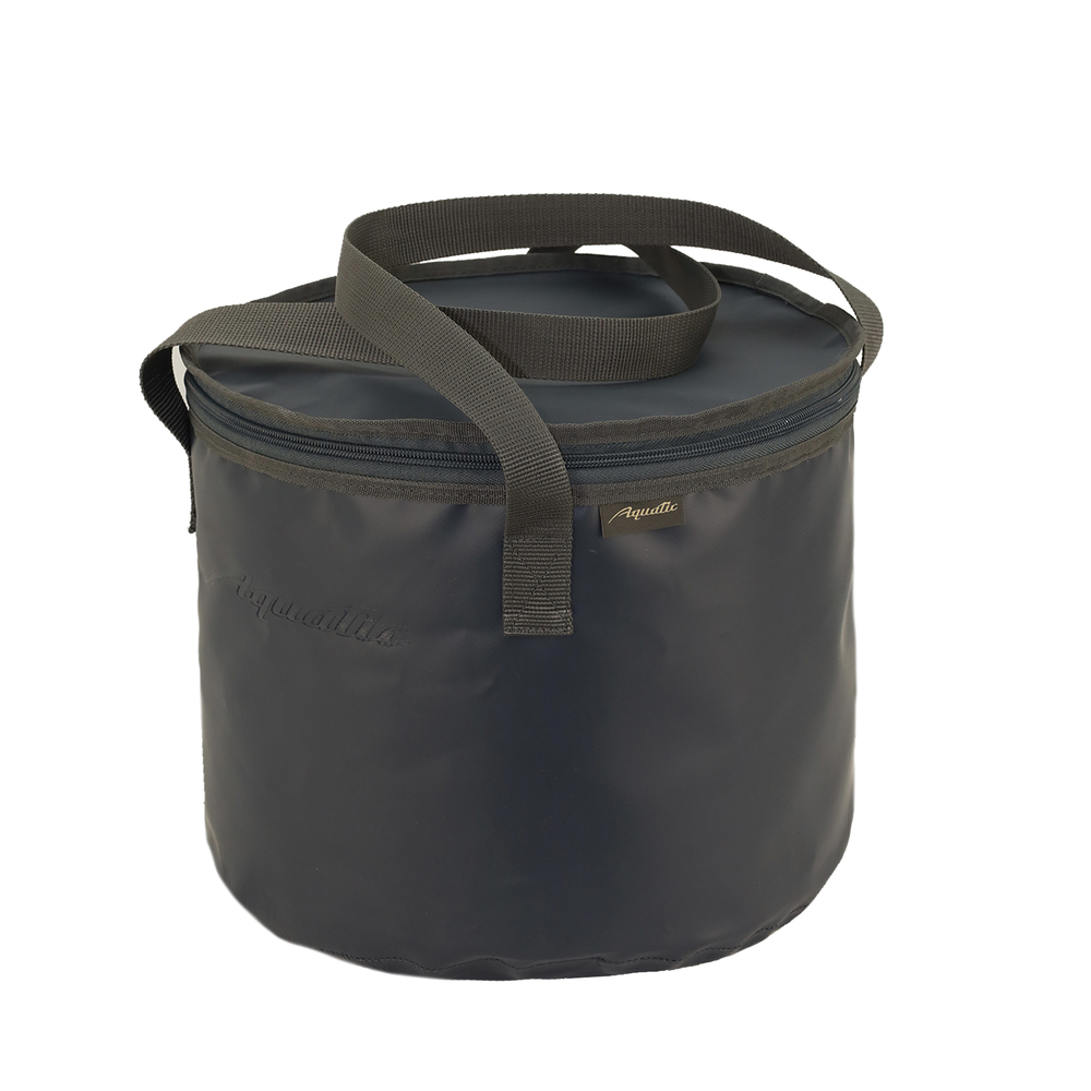 Ведро Aquatic В-05С для замешивания корма герметичное с крышкой синий - фото 1