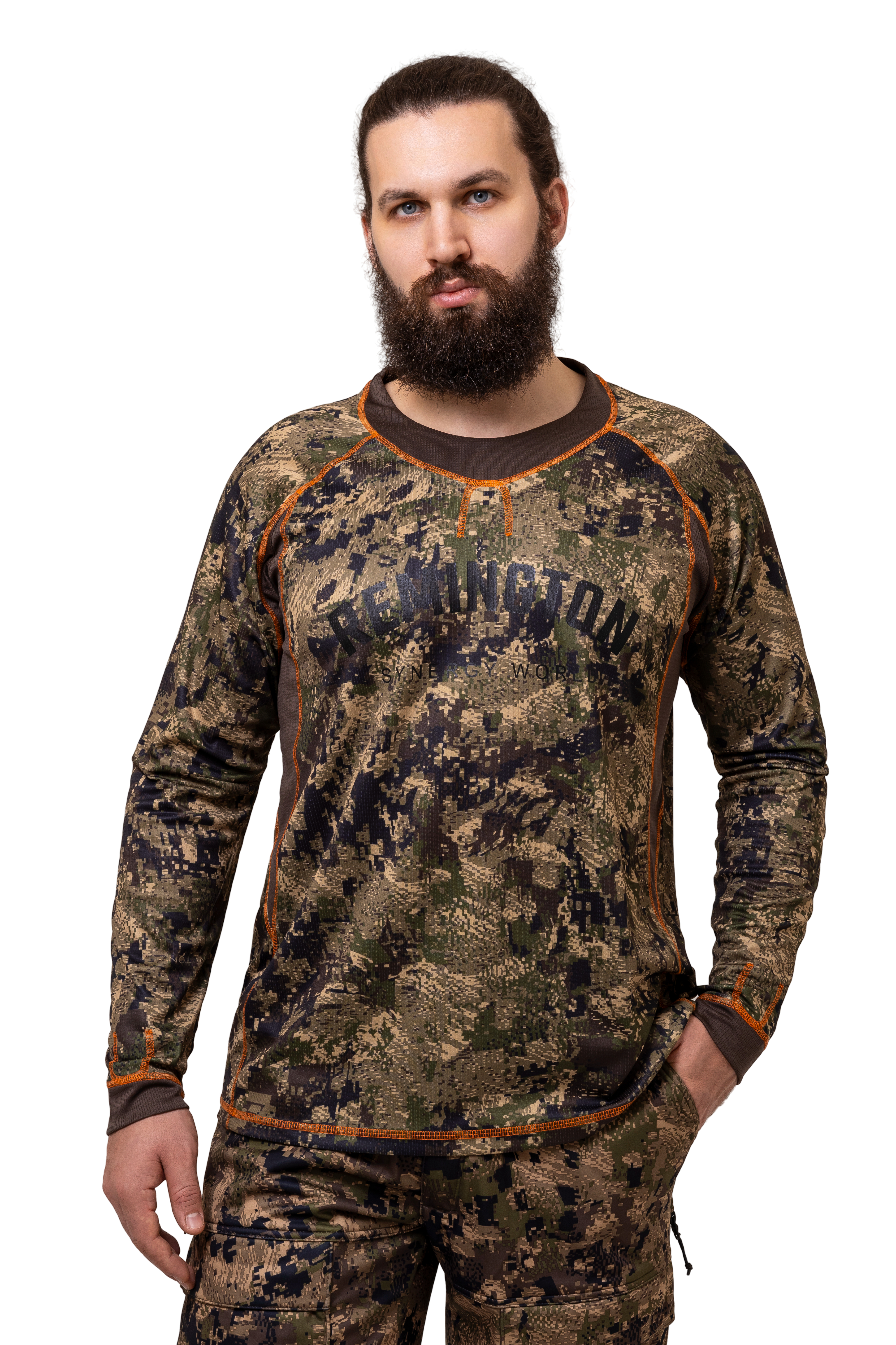 Футболка Remington Inside fit shirt green forest - фото 1