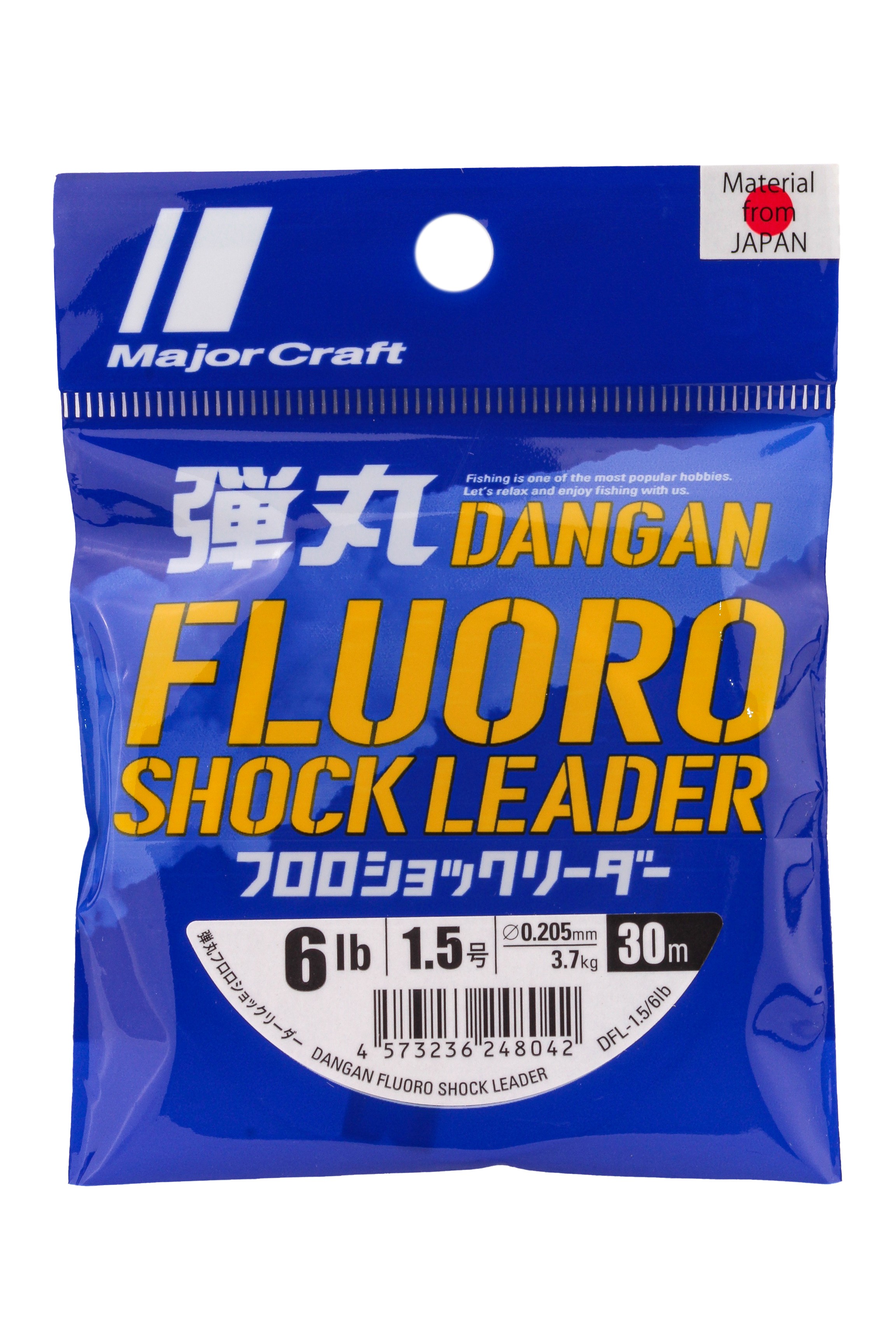 Леска Major Craft Fluorocarbon 30м DFL-0.205мм 6lb - фото 1