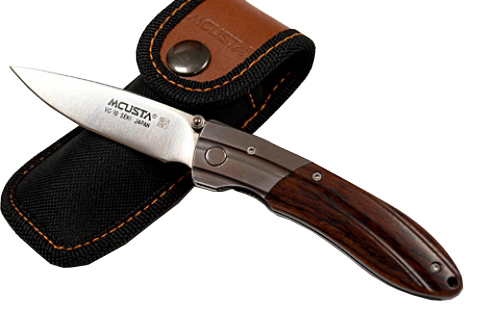 Нож Mcusta Tactility Black Micarta скл. клинок 9.3 см сталь - фото 1