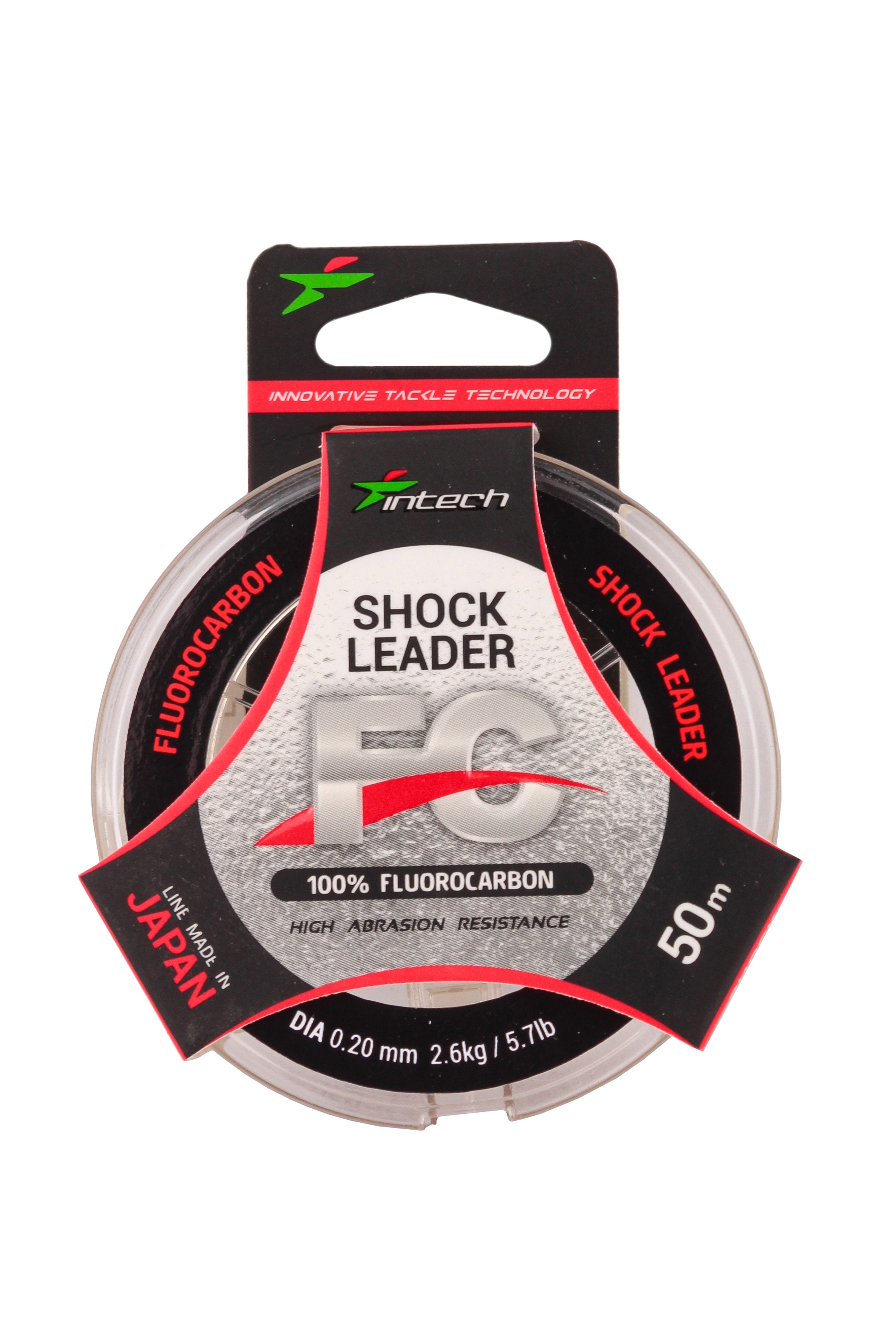 Леска Intech FC Shock Leader 50м 0.200мм 2.6кг 5.7lb - фото 1