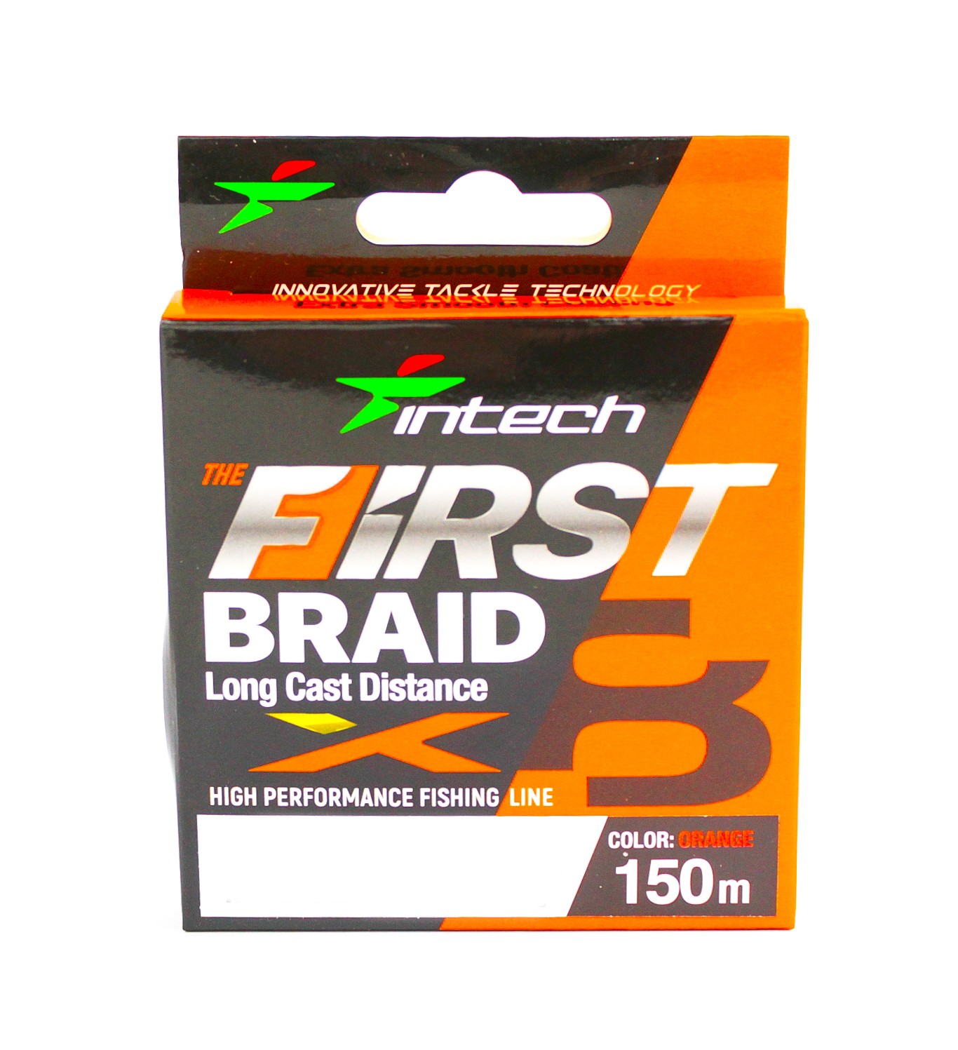 Шнур Intech First Braid X8 150м 1,0/0,165мм orange - фото 1