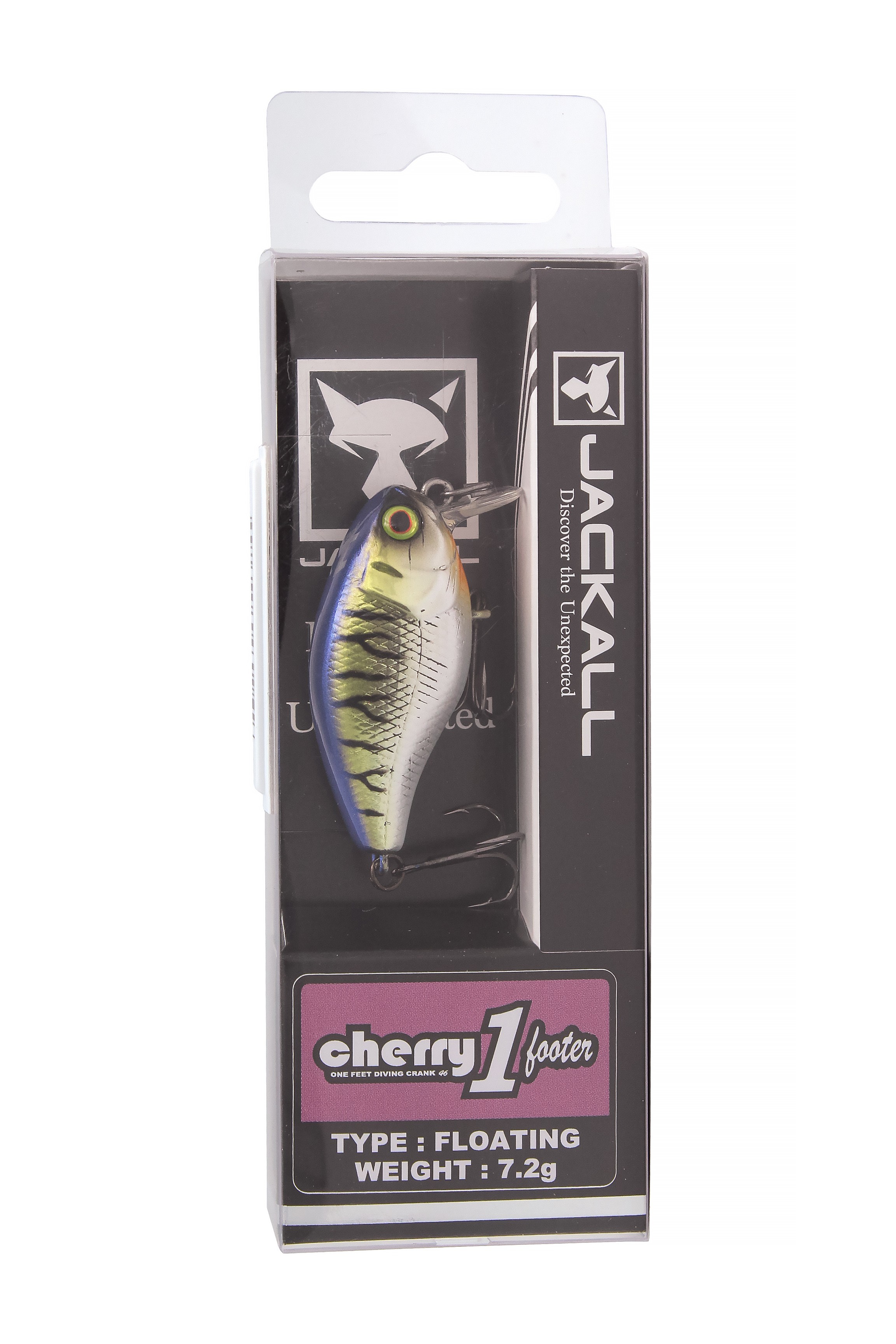 Воблер Jackall Cherry 1 Footer 46мм chrome tiger - фото 1