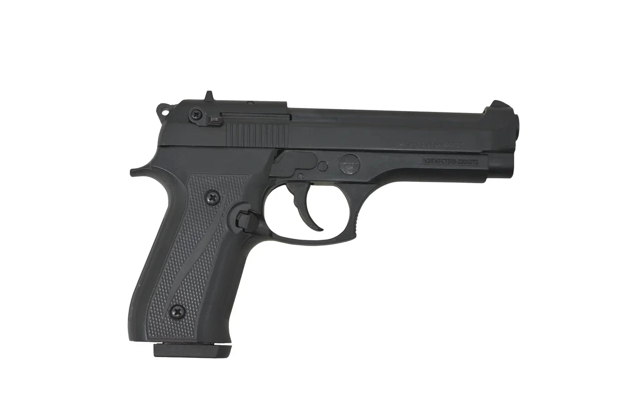 Пистолет В92-S KURS 5,5мм под патрон 10ТК compact черный сигнальный - фото 1