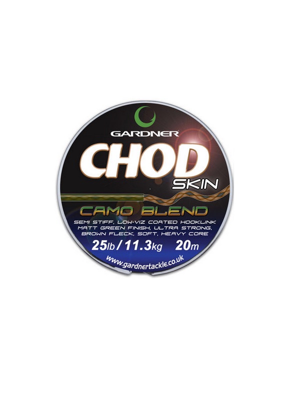 Поводочный материал Gardner chod skin camo 20м 15lb  - фото 1