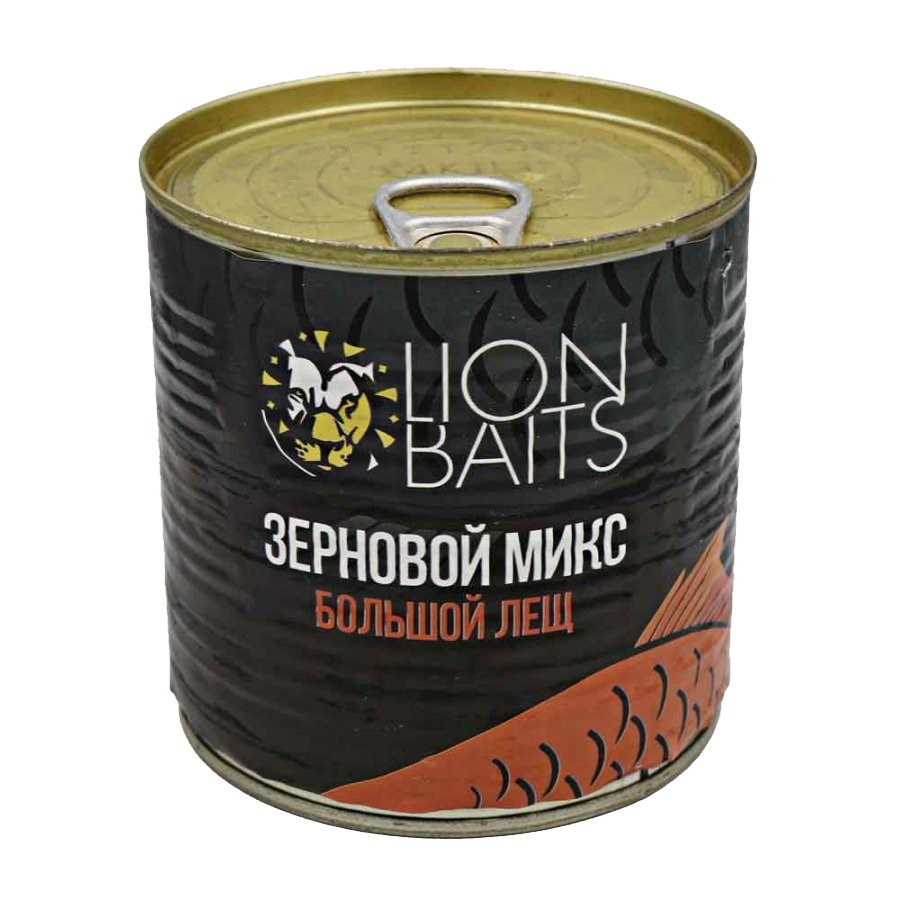 Консервированная зерновая смесь Lion Baits big bream 430мл - фото 1