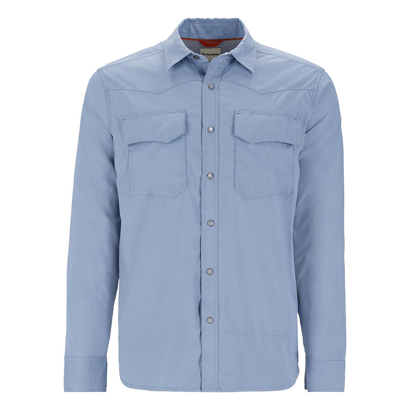 Рубашка Simms Big Sky Tech LS Shirt Albacore  - фото 1