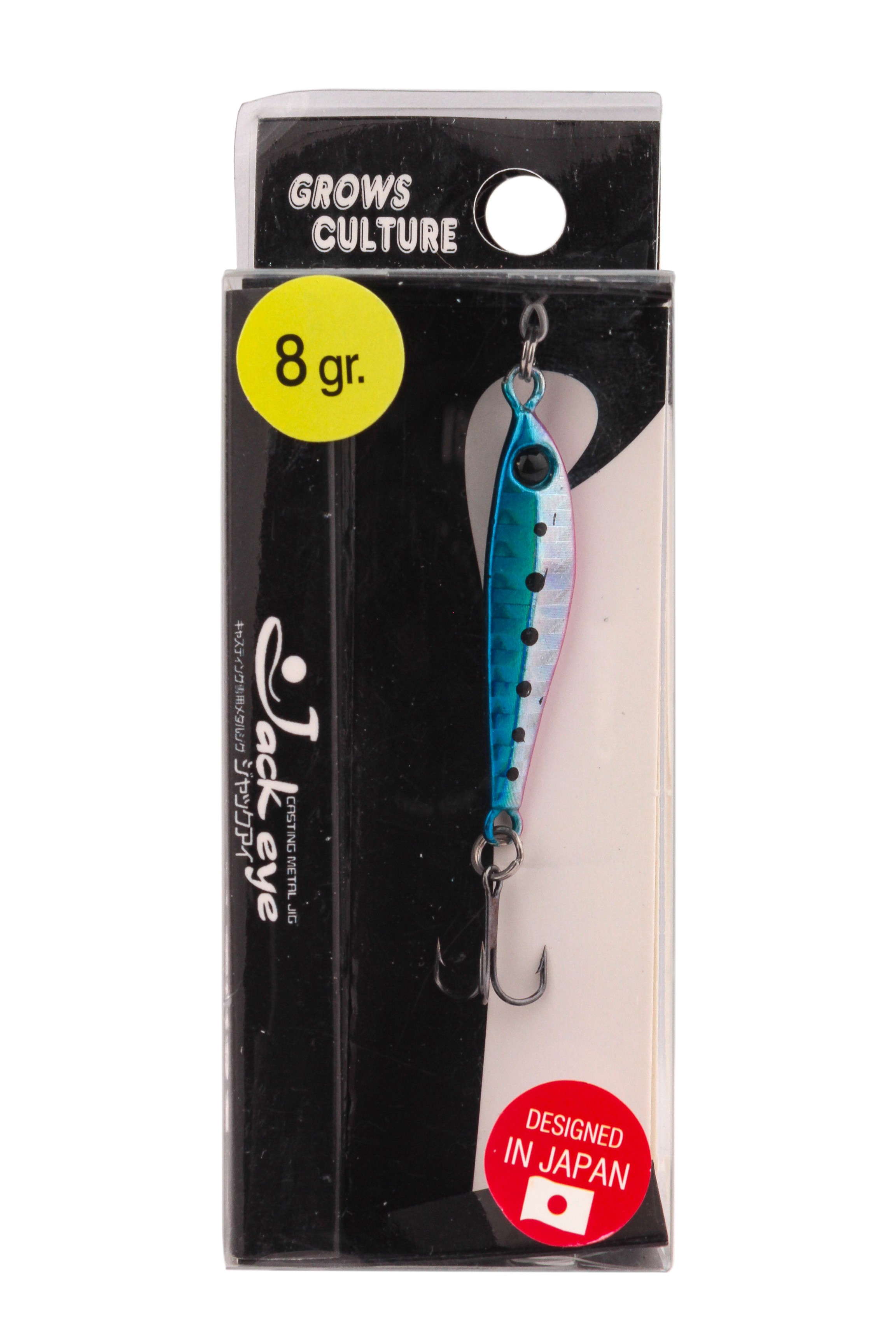 Пилькер Grows culture Jack Eye 8гр цв №3 blue and pink sardine/black eye - фото 1