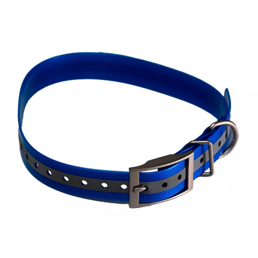 Шлейка Artelv Collar для GPS-ошейника светоотражающая синяя - фото 1