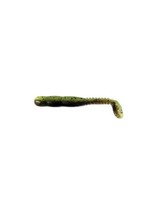 Приманка Reins виброхвост Rockvib shad 3&quot; B08 green pumpkin chart melo - фото 1