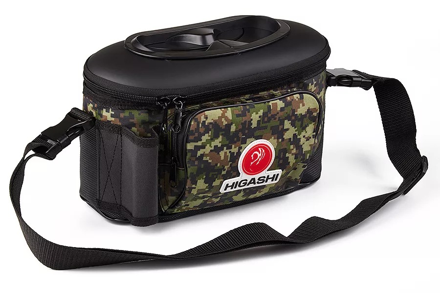 Термокан Higashi Live bait box 4,5L green digital camo - фото 1