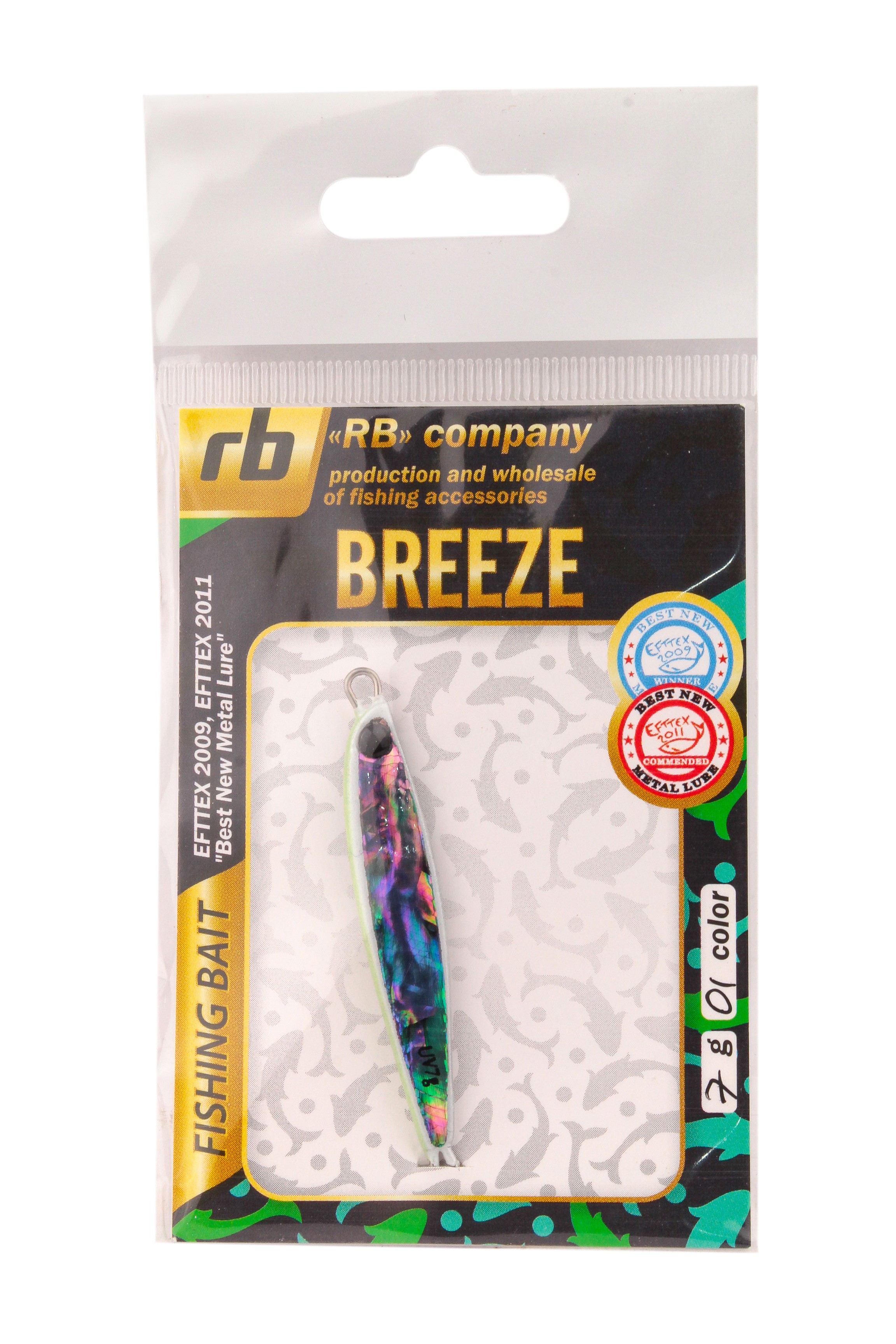 Пилькер RB Breeze 7.0гр-01Shell 54мм - фото 1