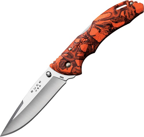 Нож Buck Bantam BHW Orange Head Hunterz складной сталь 420HC - фото 1