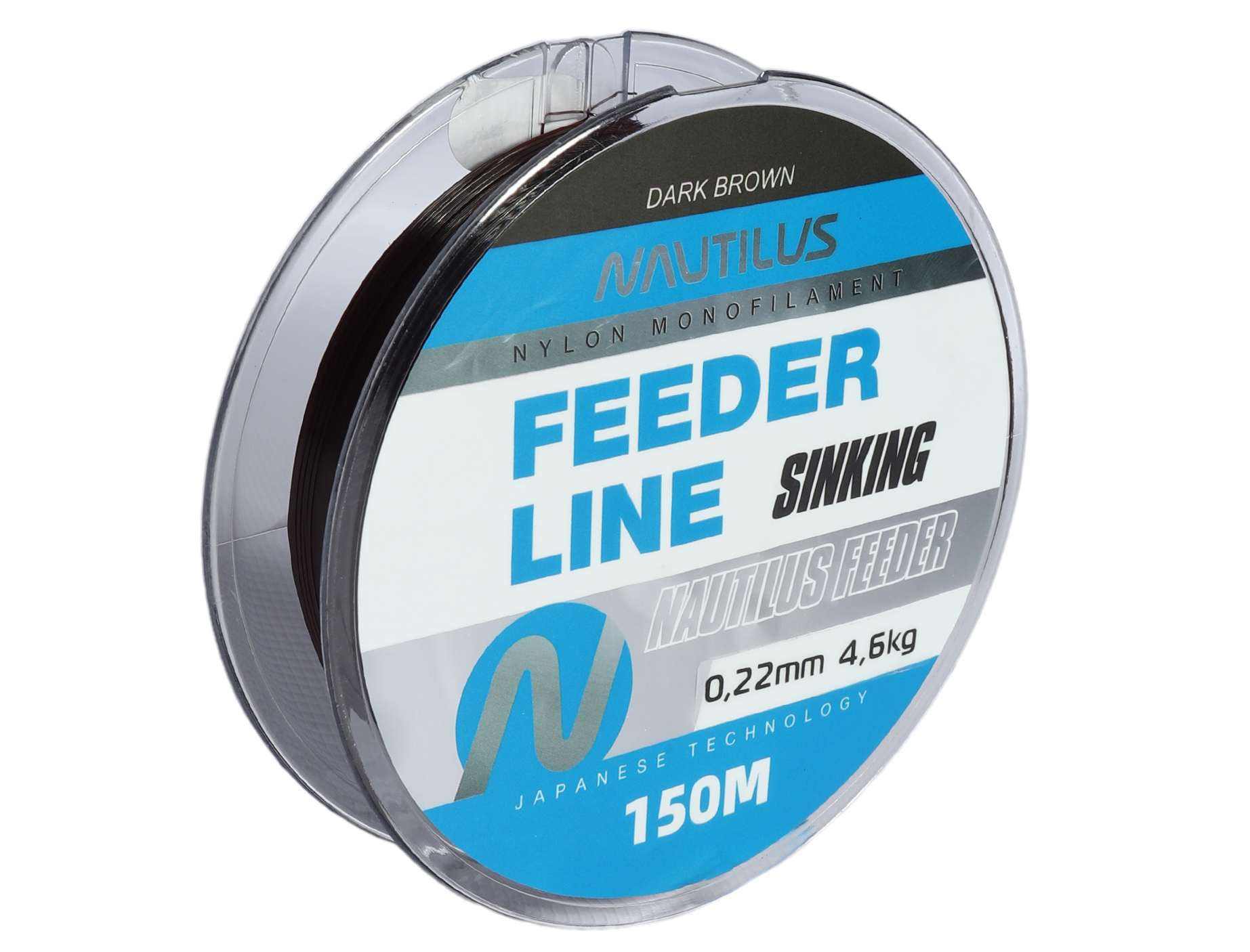 Леска Nautilus Feeder sinking 150м 0,22мм 4,6кг - фото 1
