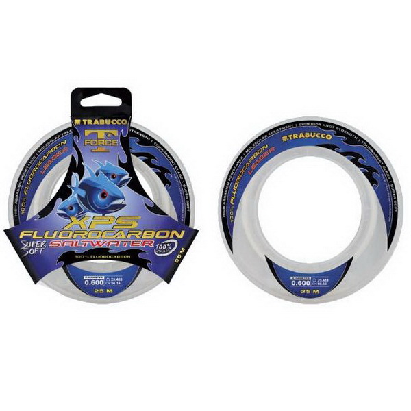 Леска Trabucco T-force fluorocarbon SW 50м 0,125мм - фото 1