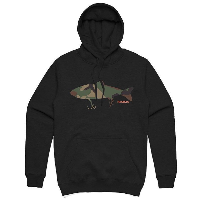 Толстовка Simms Bass Destruction Hoody Black  - фото 1