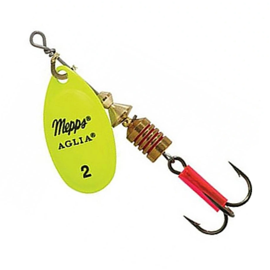 Блесна Mepps Aglia Fluo №0 Chartreuse 2,5 гр    - фото 1