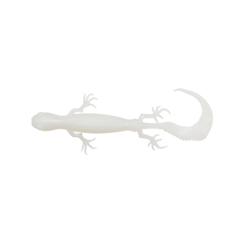 Приманка Savage Gear 3D Lizard 10см 5,5гр Sinking Albino Flash уп.6шт - фото 1