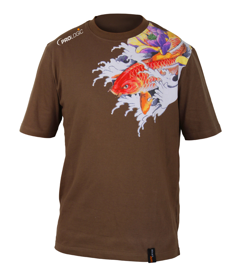 Футболка Prologic Koi carp tattoo tee new green - фото 1