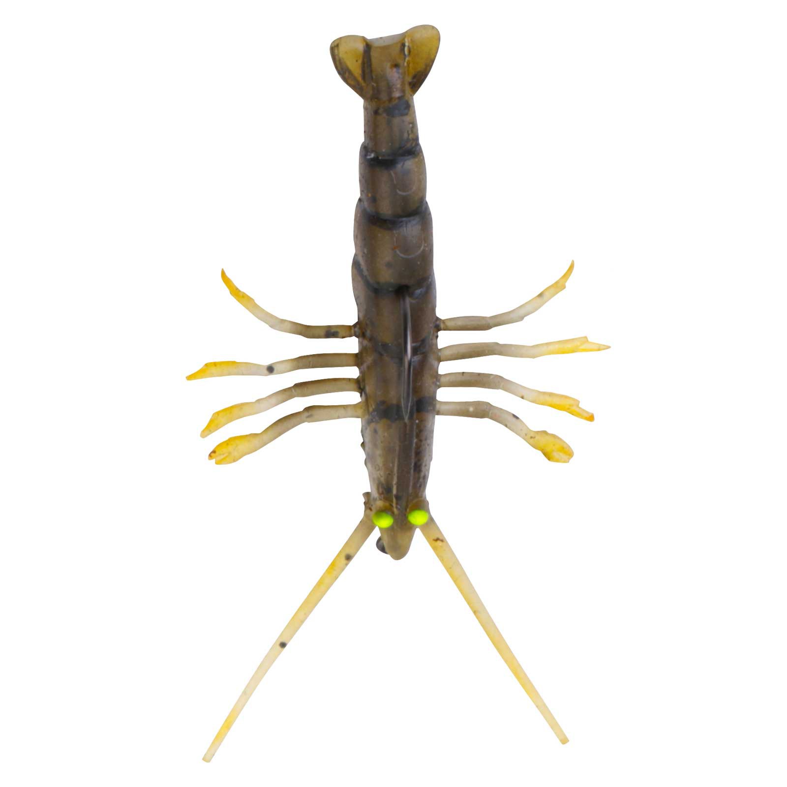 Приманка Savage Gear TPE Fly Shrimp 5см 2,65гр 04-Olive Green NL - фото 1