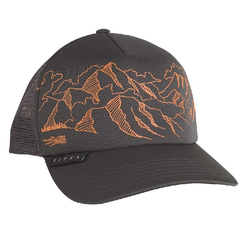 Бейсболка Sitka Mountain sketch foam trucker lead - фото 1