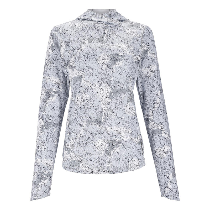 Термофутболка Simms Women's SolarFlex Hoody Back Eddy White  - фото 1