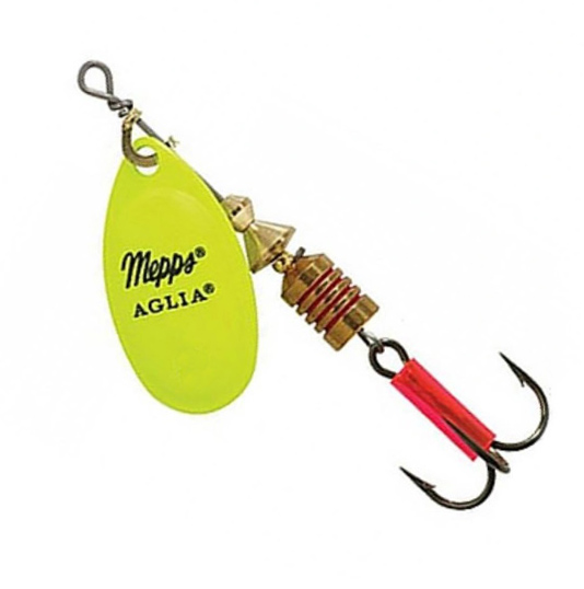 Блесна Mepps Aglia Fluo №4 Chartreuse 9 гр    - фото 1