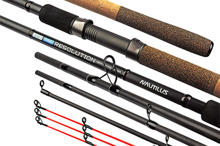 Удилище Nautilus Resolution River Heavy feeder 390см 150гр+ NRRHF13XH Com - фото 1