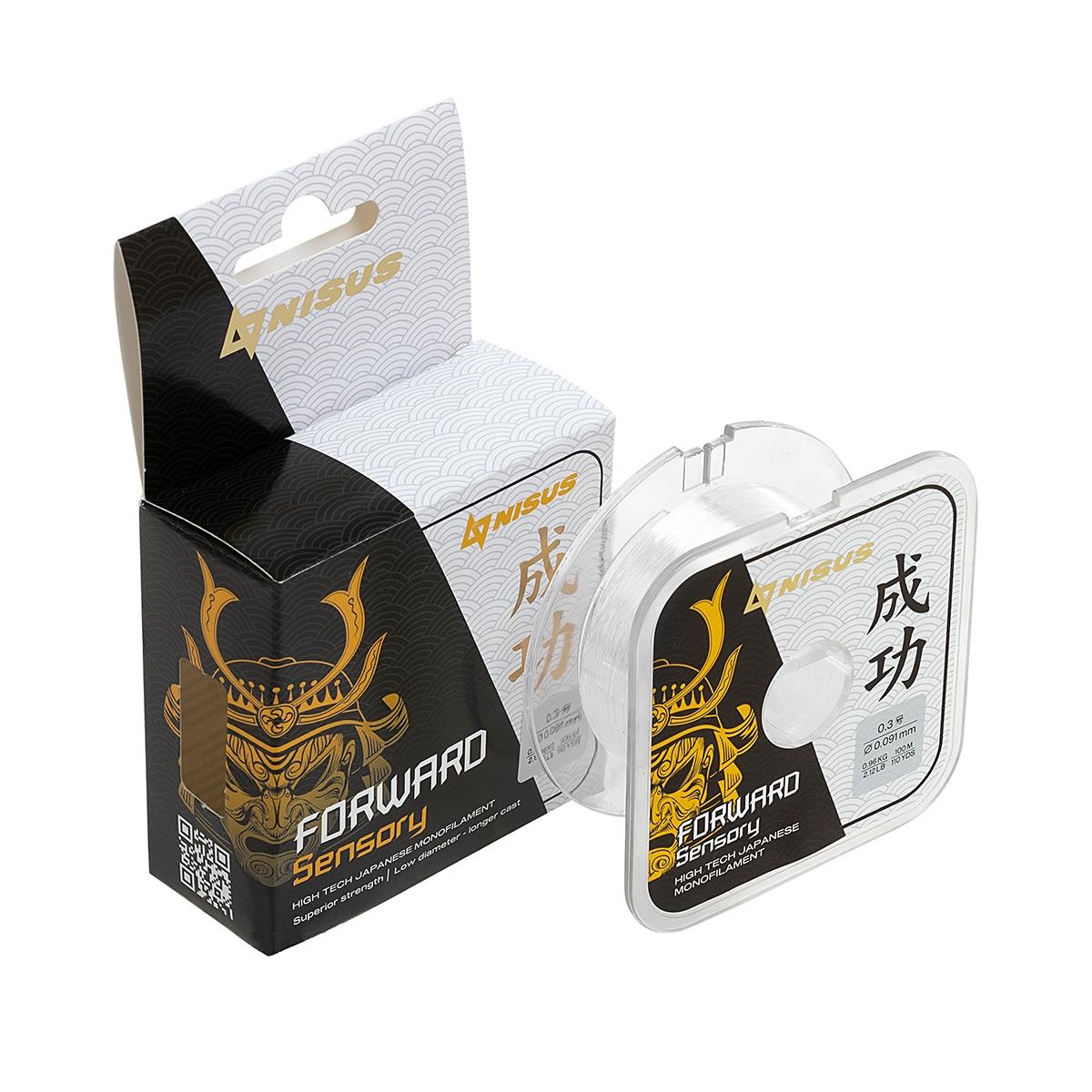 МП Леска FORWARD Sensory 0,091mm/100m Nylon Transparent (N-FS-0091-100) Nisus - фото 1