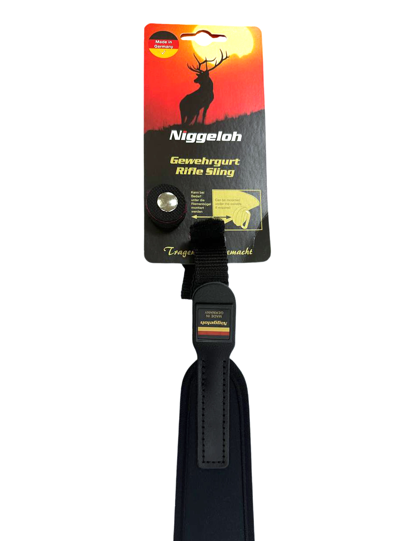 Ремень Niggeloh neoprene black 0111 00033 - фото 1