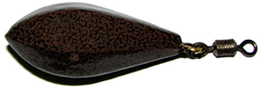 Груз УЛОВКА карповый Кегля 90гр коричневый и черный ил - фото 1
