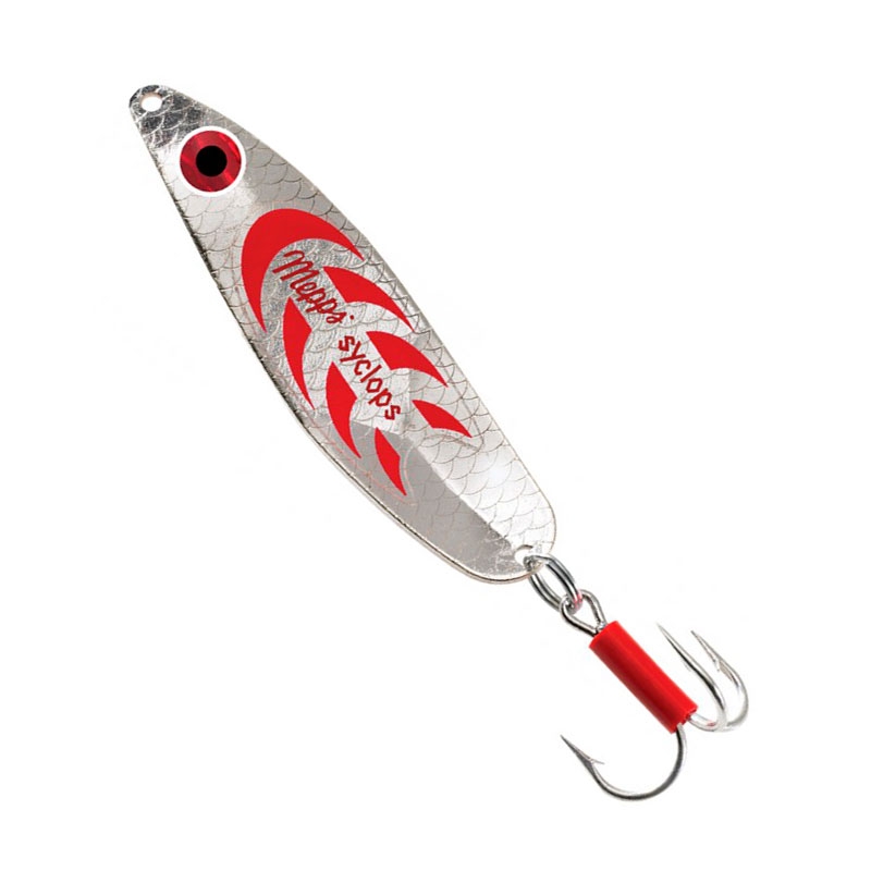Блесна Mepps Syclops №00 Silver/Red - фото 1