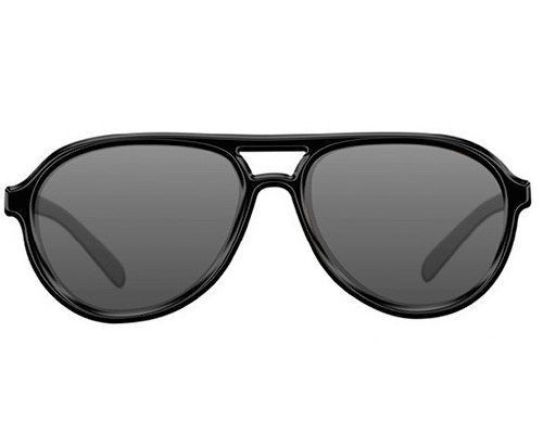 Очки Korda Sunglasses Aviator Mat Black frame grey lens - фото 1