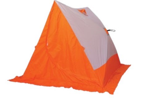 Палатка Следопыт Oxford 210D PU 1000 бело-оранжевая