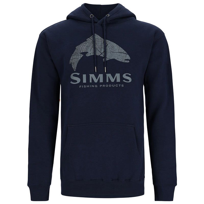 Толстовка Simms Wood Trout Fill Hoody Navy  - фото 1