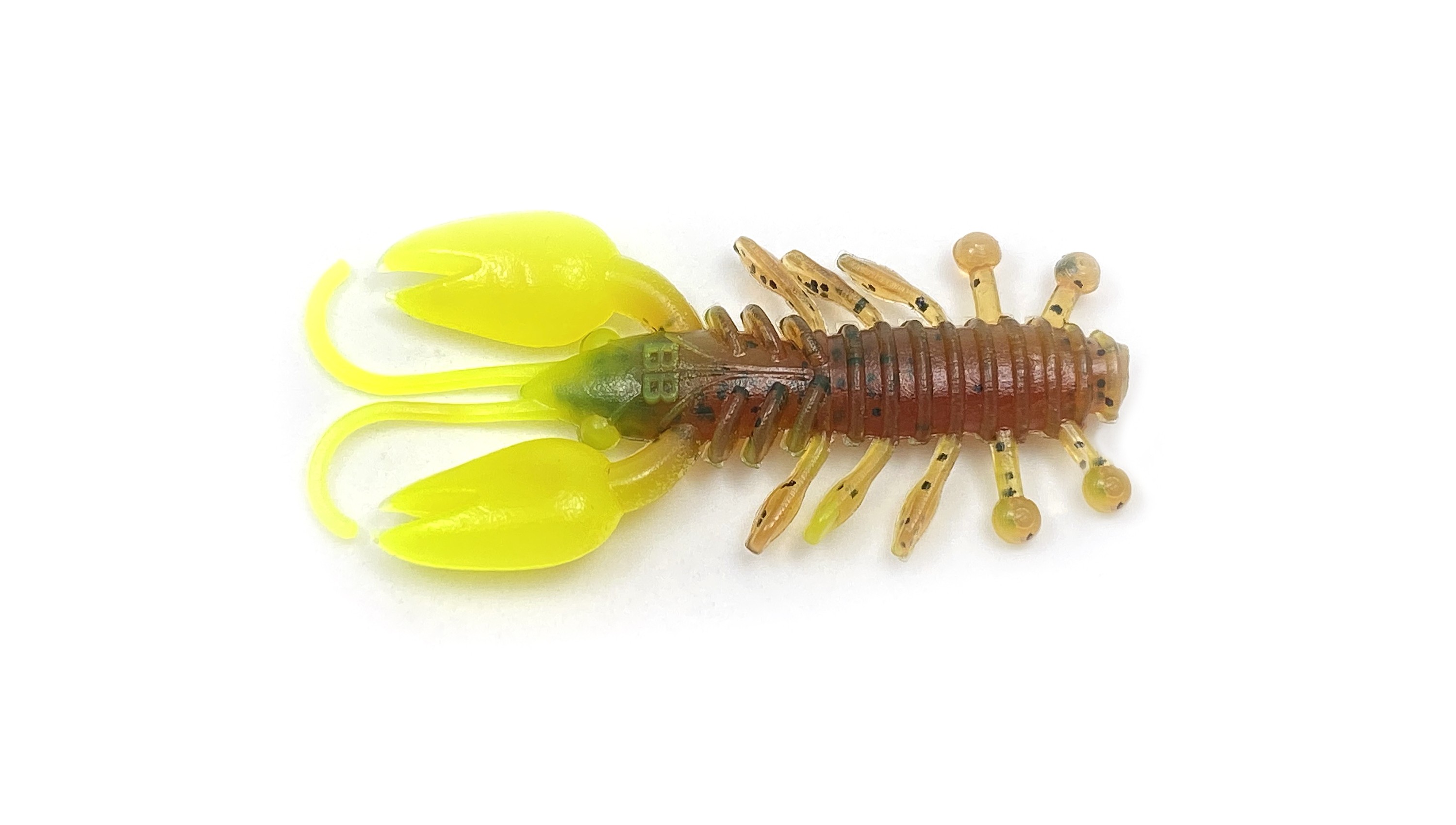 Приманка Boroda Baits Crawler 45мм моторное масло/лимонный 6шт - фото 1