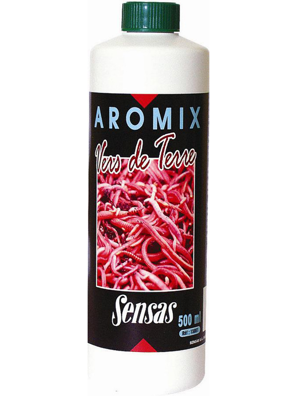 Ароматизатор Sensas Aromix 0,5л earthworm земляной червь - фото 1