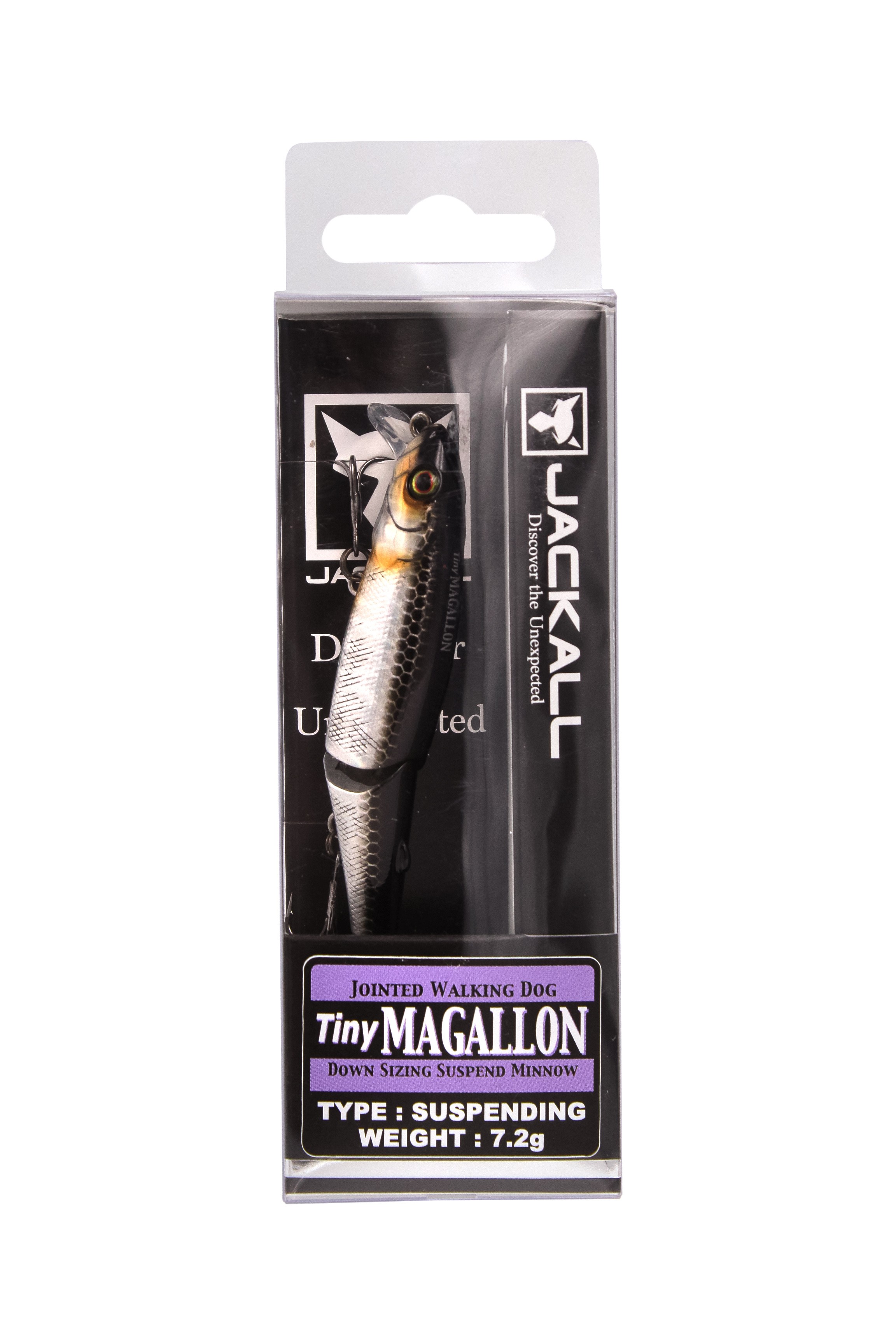 Воблер Jackall Tiny magallon hl silver&black - фото 1