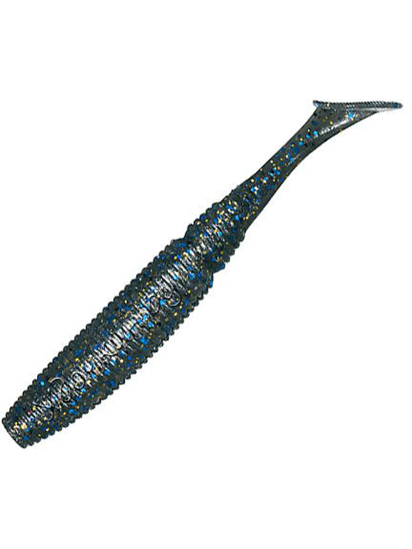 Приманка Sakura виброхвост Slit shad 50-2 041 W G BL & BLK 1/20