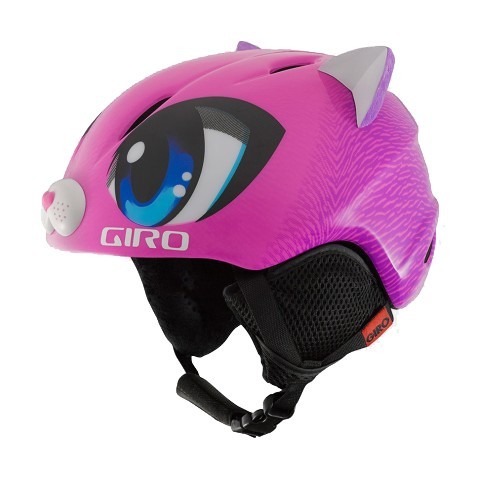 Шлем Launch plus горнолыжный детский pink meow - фото 1