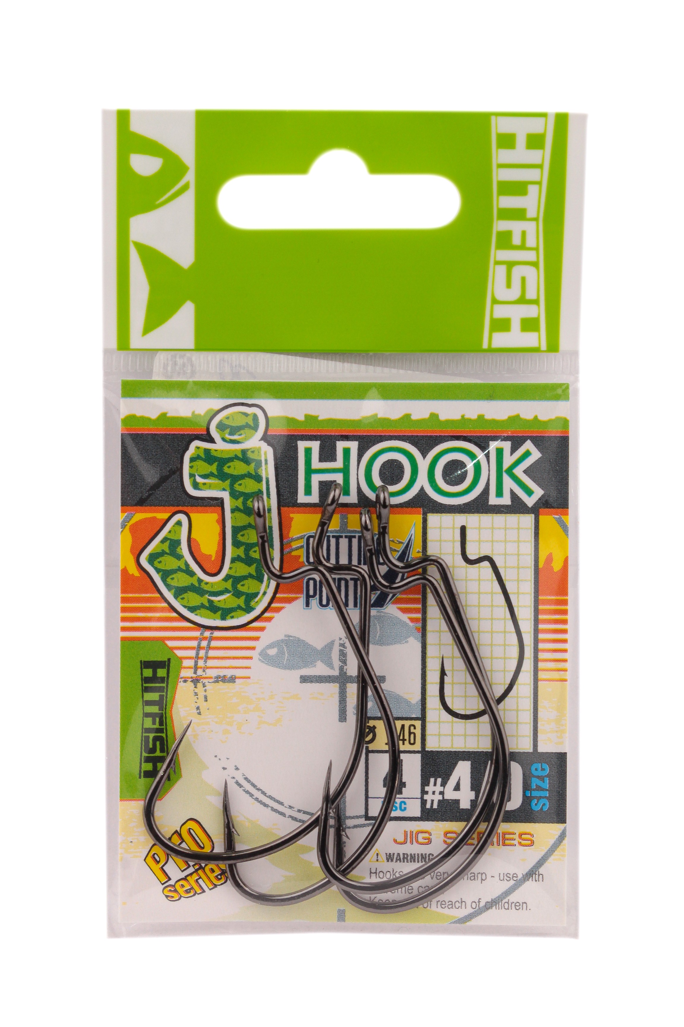 Крючок Hitfish J-hook BC №4/0 4шт - фото 1
