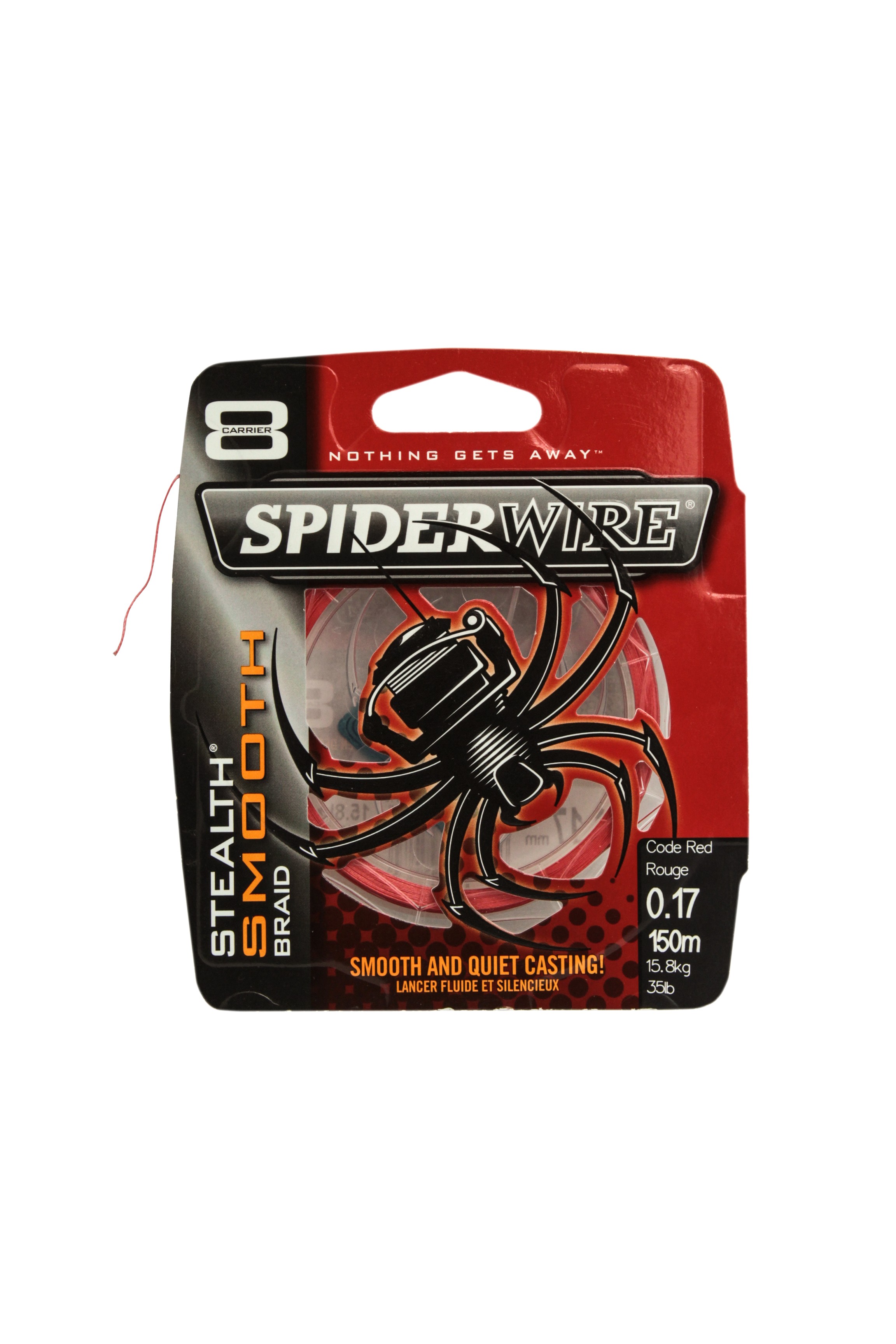 Шнур Spiderwire stealth smooth 8 red 150м 0,17мм