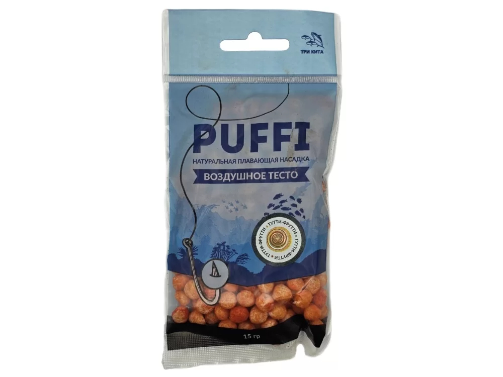 Тесто Три Кита плавающее Puffi midi тутти-фрутти 15гр - фото 1