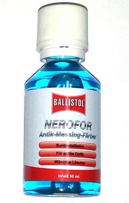 МП Средство для воронения Ballistol "Nerofor" по меди, латуни, бронзе 50мл. - фото 1