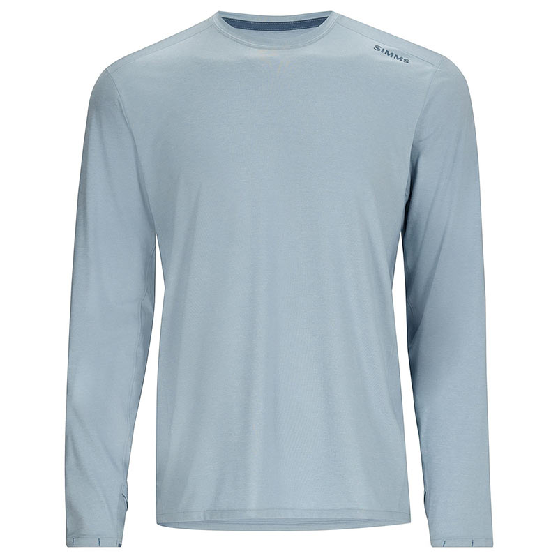 Термофутболка Simms SolarFlex Crew Steel Blue Heather  - фото 1