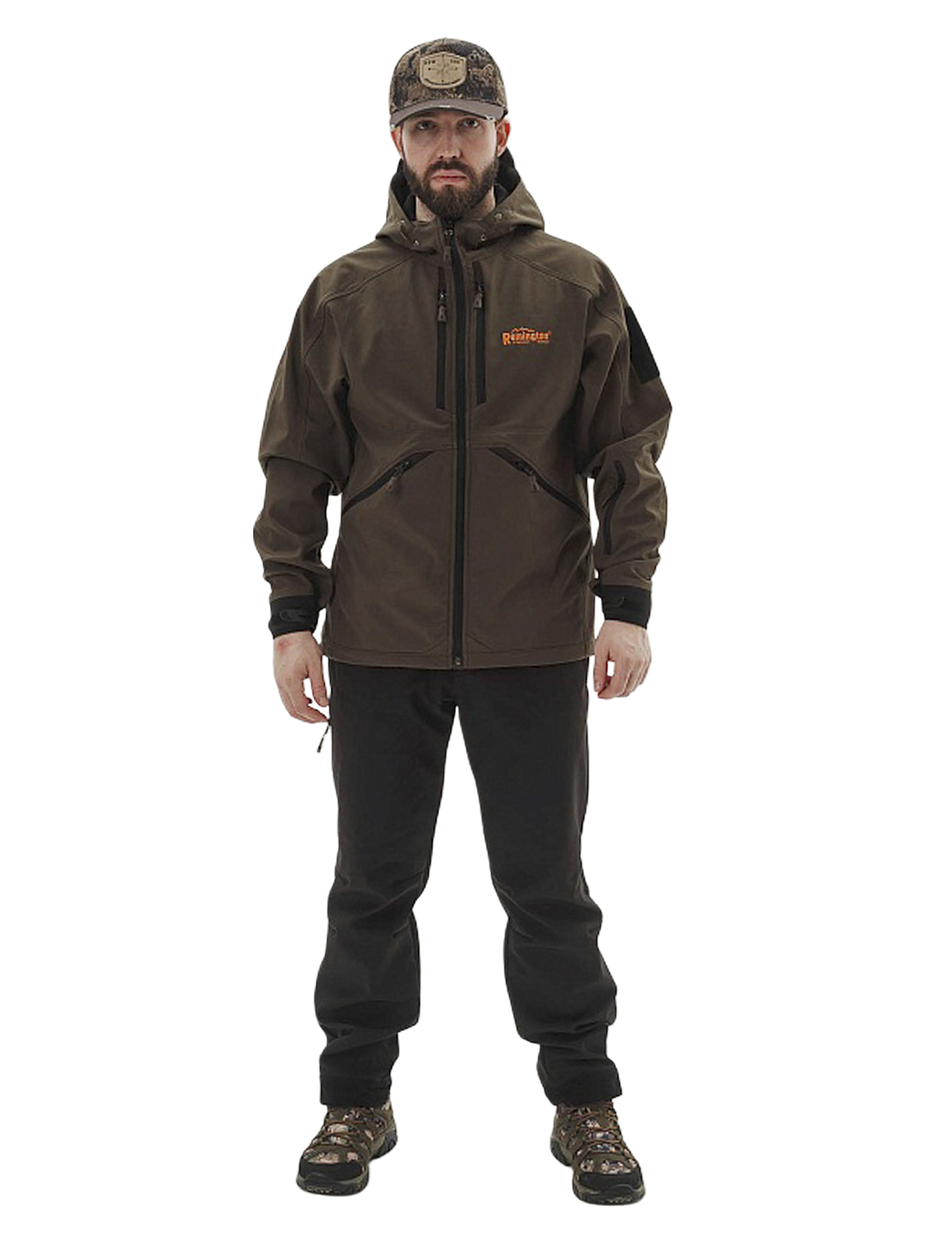 Костюм Remington Himalayan куртка коричневая брюки черные - фото 1