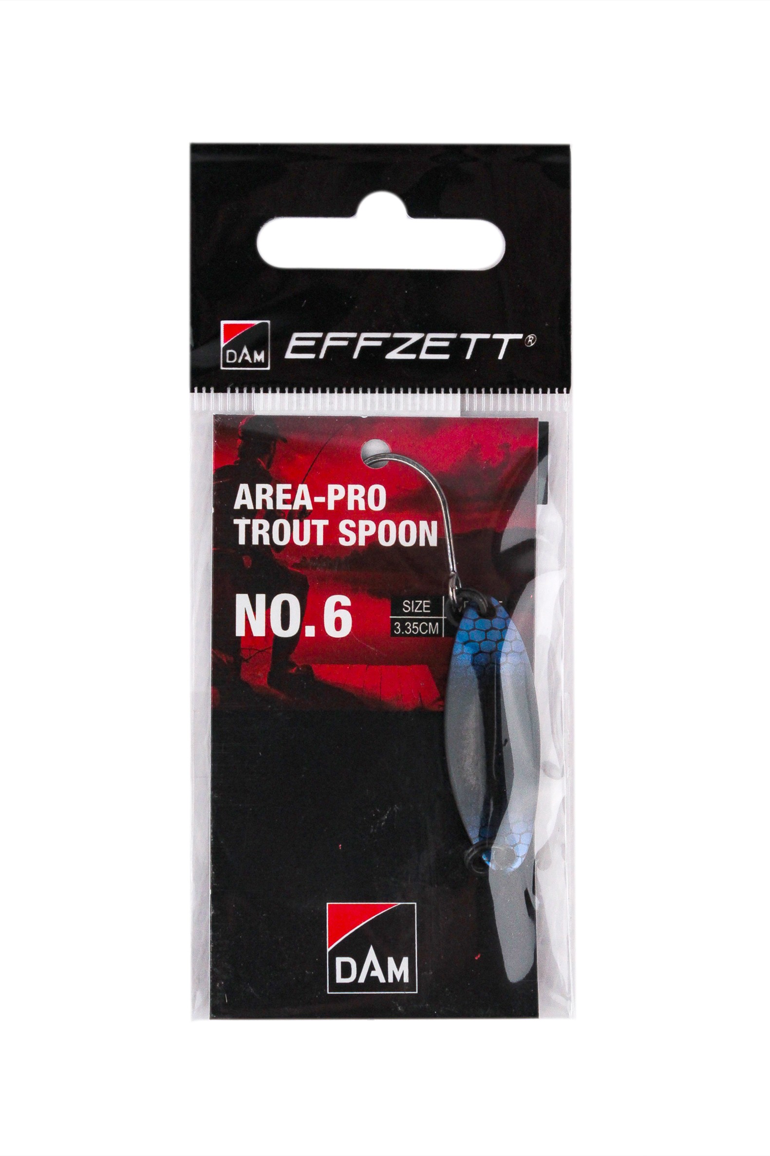 Блесна DAM Effzett Pro trout spoon №6 3,35см 3,3гр  black blue - фото 1