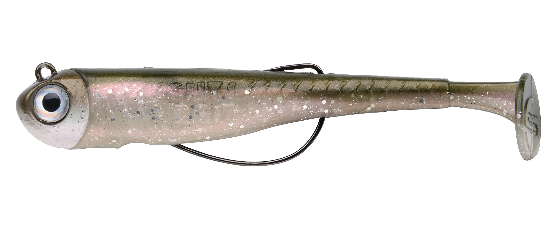 Приманка SPRO Gutsbait UV Olive&Pearl 9,5см 10гр №2/0     - фото 1